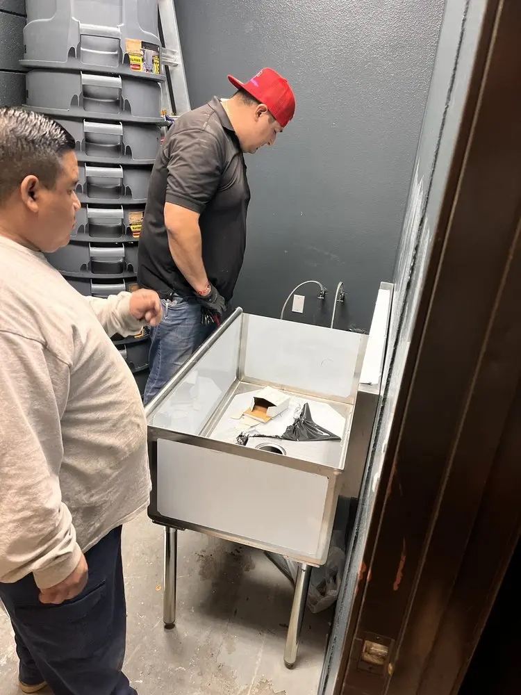 Commercial plumbing and sink installation in Baxter Estates